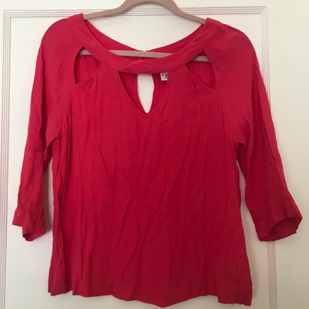 UO Laser Cut Blouse